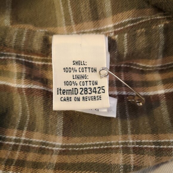 L.L. Bean Ladies Size 8 Petite Classic Fit Beige Straight Leg Lined Pants - Picture 7 of 8